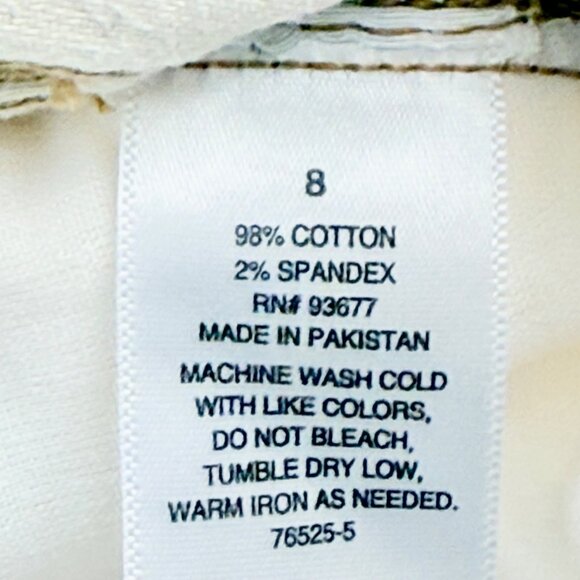 A.n.a Women's High-Rise Stretch Cream Curve Tapered Barrel Denim Jeans Size 8 NW - Picture 7 of 12